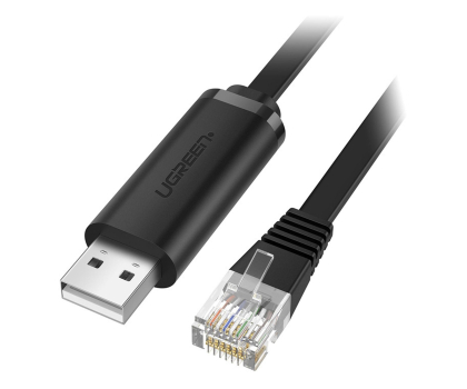 Kabel komputerowy UGREEN Kabel konsolowy USB do RJ45 CM204 3m czarny